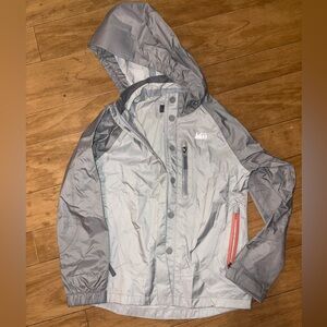 Girls’ REI Gray Windbreaker Jacket